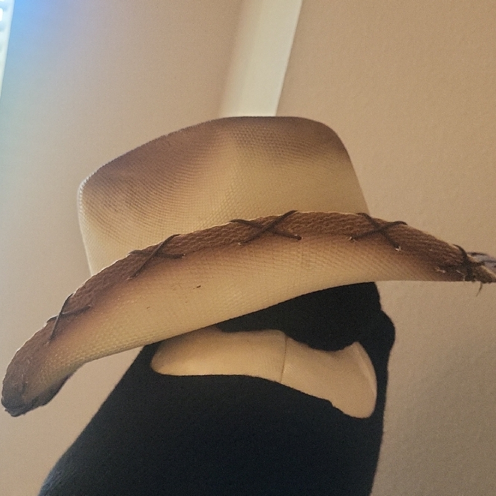 Stylish Beige Women's Western Hat - Picture 3 of 9